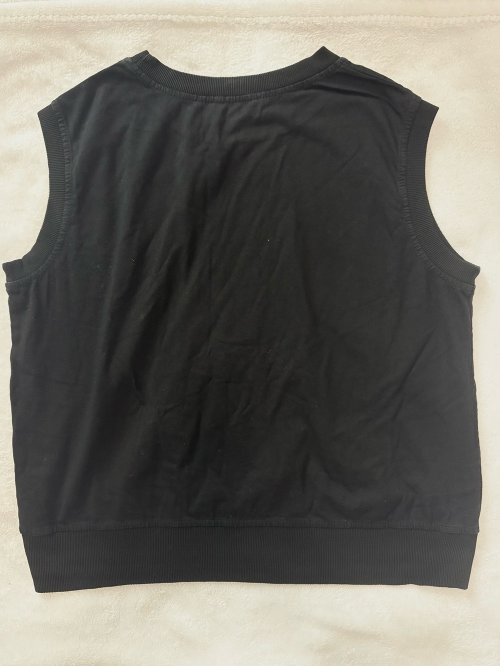 Black Sleeveless Women's top and skirt set